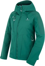 Husky Sevan L M, dk. green Dámská softshell bunda