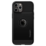 Kryt na mobil Spigen Rugged Armor na Apple iPhone 12/12 Pro (ACS01700) čierny kryt na smartfón • materiál: silikón • technológia Air Cushion™ • určený