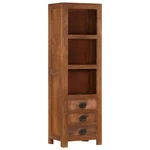 Highboard with 3 Drawers 15.7"x11.8"x51.2" Solid Mango Wood