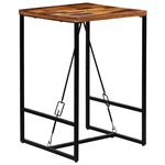 Bar Table Solid Reclaimed Wood 27.6"x27.6"x41.7"