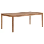 Garden Table 78.7"x39.4"x30.3" Solid Teak Wood
