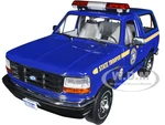 1996 Ford Bronco XLT Dark Blue "New York State Police" "Artisan Collection" 1/18 Diecast Model Car by Greenlight