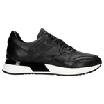 Wojas Trendy Černé Dámské Sneakersy Z Hladké Lícové Kůže