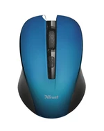 Myš Trust Mydo Silent Click (21870) modrá bezdrôtová myš • optický senzor • rozlíšenie až 1 800 DPI • 4 tlačidlá • životnosť batérie: 6 mesiacov (2× A