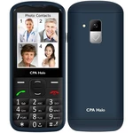 Mobilný telefón CPA Halo 18 Senior s nabíjecím stojánkem (TELMY1018BL) modrý tlačidlový telefón • 2,8"  uhlopriečka • farebný displej • 320 × 240 px •
