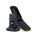 Mobilný telefón myPhone Hammer Bow Plus Dual SIM (TELMYHBOWPOR) čierny/oranžový tlačidlový telefón • 2,4" uhlopriečka • farebný displej • 320 × 240 px