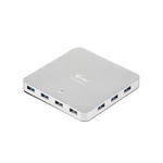 USB Hub i-tec USB 3.0 / 10x USB 3.0 (U3HUBMETAL10) strieborný i-tec USB 3.0 Metal Charging HUB na první pohled zaujme svým elegantním kovovým designem