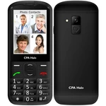 Mobilný telefón CPA Halo 18 Senior s nabíjecím stojánkem (TELMY1018BK) čierny tlačidlový telefón • 2,8" uhlopriečka • farebným displej • 320 × 240 px 
