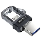 USB flash disk SanDisk Ultra Dual m3.0 32GB OTG MicroUSB/USB 3.0 (SDDD3-032G-G46) čierny USB flashdisk • kapacita 32 GB • rozhranie USB 3.0 a nižšie •