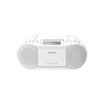 Rádioprijímač s CD Sony CFD-S70W biely stolný rádiomagnetofón Sony • prehrávanie z audiokazety, CD/CD-R alebo Audio-in vstupu • FM/AM integrovaný tune