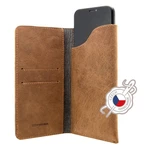 Puzdro na mobil flipové FIXED Pocket Book na Apple iPhone 6 Plus/6s Plus/7 Plus/8 Plus/Xs Max (FIXPOB-335-BRW) hnedé flipové puzdro na mobil • kompati