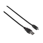 Kábel Hama USB A-B, 1,8m (74204) čierny Kabel Hama USB A-B, 1,8m

USB typ A-mini B (B8) 
k propojení digitálních fotoaparátů a externích USB zařízení 