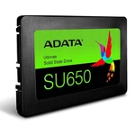 SSD ADATA SU650 240GB (ASU650SS-240GT-R) SSD • kapacita 240 GB • formát 2,5" • 3D NAND Flash • SATA 6 Gb/s • rýchlosť až 520/450 MB/s • vysoká odolnos