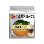 Kapsule pre espressa Tassimo Jacobs Krönung Latte Macchiato Caramel 268 g kapsule pre espressa • 8 + 8 kapsúl v balení • s mliekom • karamelová, krémo