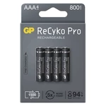 Batéria nabíjacie GP ReCyko Pro, HR03, AAA, 800mAh, NiMH, krabička 4ks (B22184) dobíjacie batérie • typ AAA (HR03) • chemické zloženie NiMH • kapacita