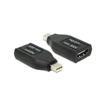 Redukcia DeLock HDMI / Mini DisplayPort (65552) čierna Tento adaptér umožňuje připojení například HDMI monitoru pomocí volného rozhranní Mini Displayp