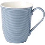 Bielo-modrý porcelánový hrnček Villeroy & Boch Like Color Loop, 350 ml