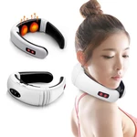 Hot Electric Cervical Neck SupportMassager Body Shoulder Relax Massage Magnetic Therapy