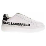 Dámska topánky Karl Lagerfeld KL62210 010 white lthr w-black 36