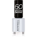 Rimmel 60 Seconds Super Shine lak na nechty odtieň 703 White Hot Love 8 ml