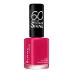 Rimmel London 60 Seconds Super Shine 8 ml lak na nehty pro ženy 310 Double Decker Red