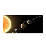 Creative Astronomical Table Mat Extra Large 900x400x3mm Table Mat Home Office Table Mat Gaming Mouse Pad