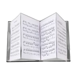 FB-04 A4 Size Music Score Holder Paper Sheet Document File Organizer Music Paper Folder 40 Pockets for Guitar Violin Pia