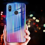 Gradient Bling Tempered Glass Shockproof Protective Case For Xiaomi Mi8 Mi8 6.21 inch Non-original
