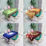 Waterproof Tablecloth Table Cover Rectangle Polyester Fiber Table Cloth Decoration Home Party Cover