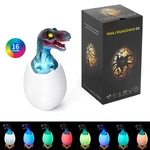 Dinosaur Lamp 3D Printing Night Light Rechargeable 3 Color/16 Color Induction Table Lamps Decoration Child Gift Remote L