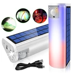 XANES® 260LM Multifunctional Solar Camping Light Waterproof Power Bank 3 Modes Work Lamp Outdoor Travel Hiking Tent Ligh