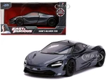 Shaws McLaren 720S RHD (Right Hand Drive) Metallic Gray "Fast &amp; Furious Presents Hobbs &amp; Shaw" (2019) Movie 1/32 Diecast Model Car by Jada