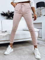 Women's trousers VICKY pink Dstreet