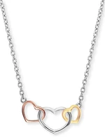 Engelsrufer Stříbrný náhrdelník s barevnými srdci ERN-WITHLOVE-03