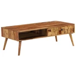 Coffee table 110x50x37 cm sheesham wood with honey finish