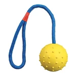 Hračka pro psy míč na laně Trixie 6cm*30cm