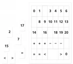 Matematika se Čtyřlístkem 1 - Sada příloh - Číslice