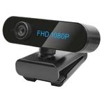 Webkamera Visixa CAM 10 čierna webkamera • Full HD • 30 snímok za sekundu • manuálne ostrenie • zorný uhol 90° • vstavaný mikrofón • možnosť 360° rotá