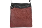 Dámská kožená kabelka crossbody Arteddy - hnědá/černá