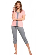 Cornette Lisa 445/227 plus Dámské pyžamo 4XL růžová