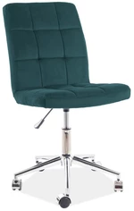 SIGNAL dětská židle Q-020 VELVET zelená