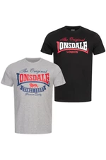 Pánske tričko Lonsdale Double Pack