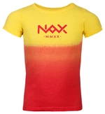 Žlto-červené detské tričko NAX KOJO