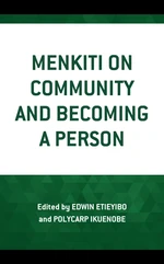 Menkiti on Community and Becoming a Person