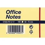 TESA® samolepící poznámka Office Notes 57656-00001 50 x 75 mm ŽLUTÁ tesa 57656-17, (š x v) 50 mm x 75 mm, žlutá, 100 listů