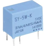 Miniaturní relé série SY Takamisawa SY-05W-K, 150 mW, 1 A , 60 V/DC/120 V/AC 60 VA