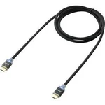 HDMI kabel s LED podsvícením konektorů SpeaKa Professional SP-1793732, 3.00 m, černá