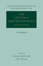 The UNCITRAL Arbitration Rules