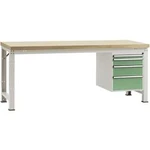 Kompletní dílenském základní PROFI s multiplex deska, Šxhxv = 2000 x 700 x 840 mm Manuflex WP5624.6011 WP5624.6011