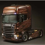 Model tahače, stavebnice Italeri Scania R730 V8 Black Amber 3897, 1:24